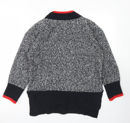 Womens UK Size S Marks and Spencer Black Pullover Jumper