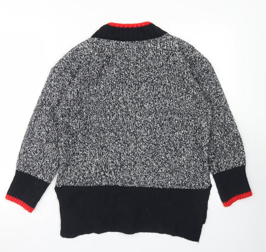 Womens UK Size S Marks and Spencer Black Pullover Jumper