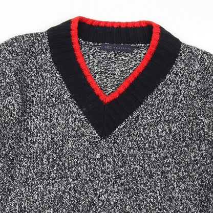 Womens UK Size S Marks and Spencer Black Pullover Jumper