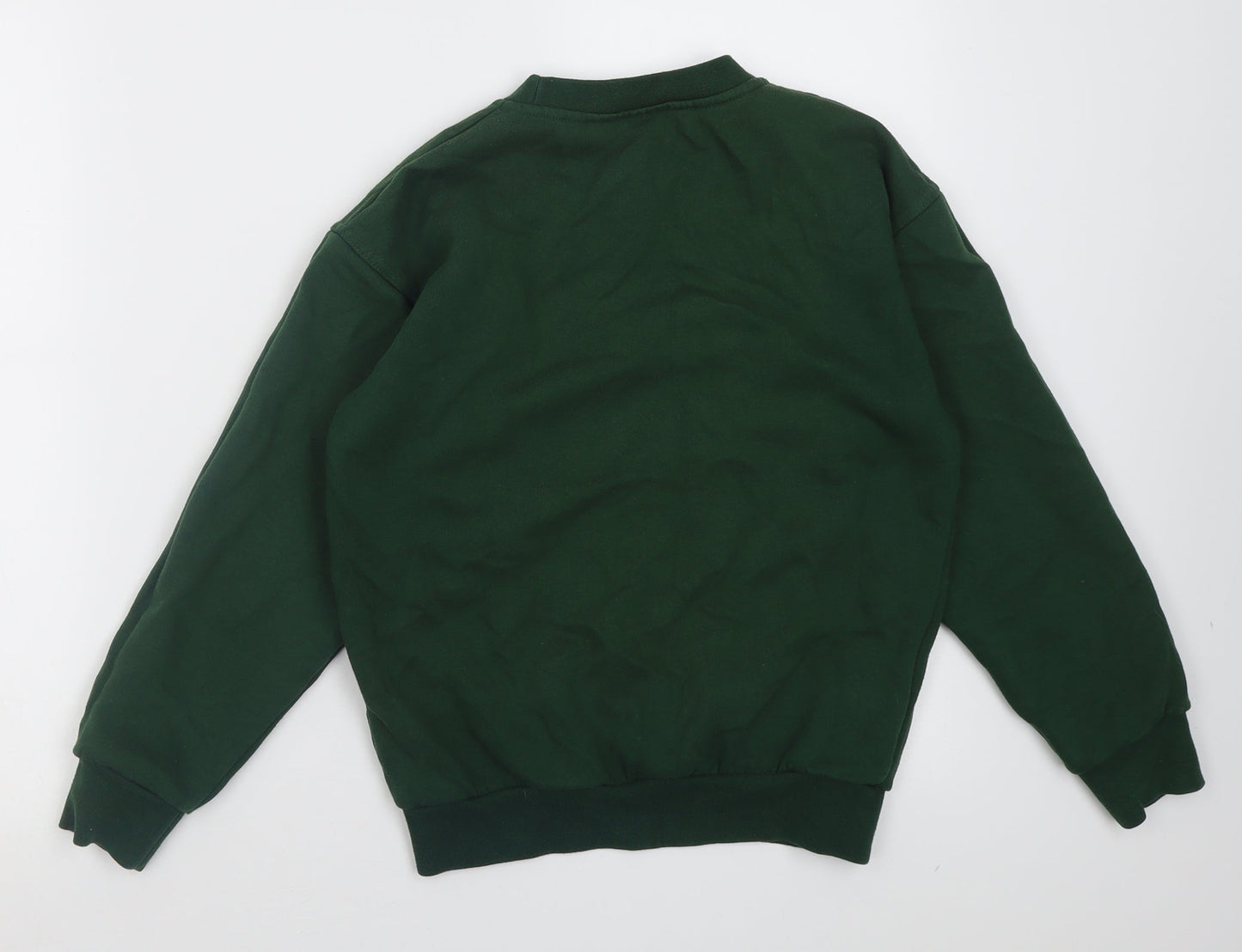 Hunter Boys Green  Cotton Pullover Sweatshirt Size 10-11 Years  Pullover - St Patricks P.s Aghacommon