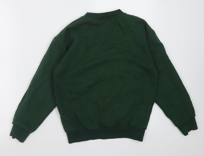 Hunter Boys Green  Cotton Pullover Sweatshirt Size 10-11 Years  Pullover - St Patricks P.s Aghacommon