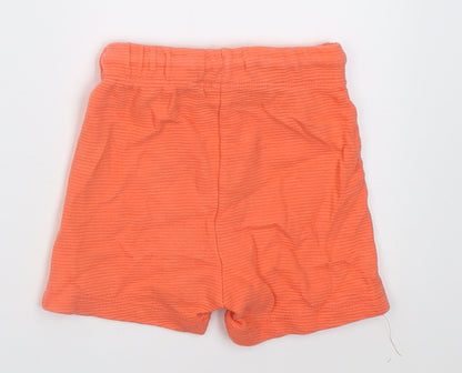 Disney Baby Boys Orange  Cotton Cropped Trousers Size 18 Months  Tie - Mickey Mouse Disney