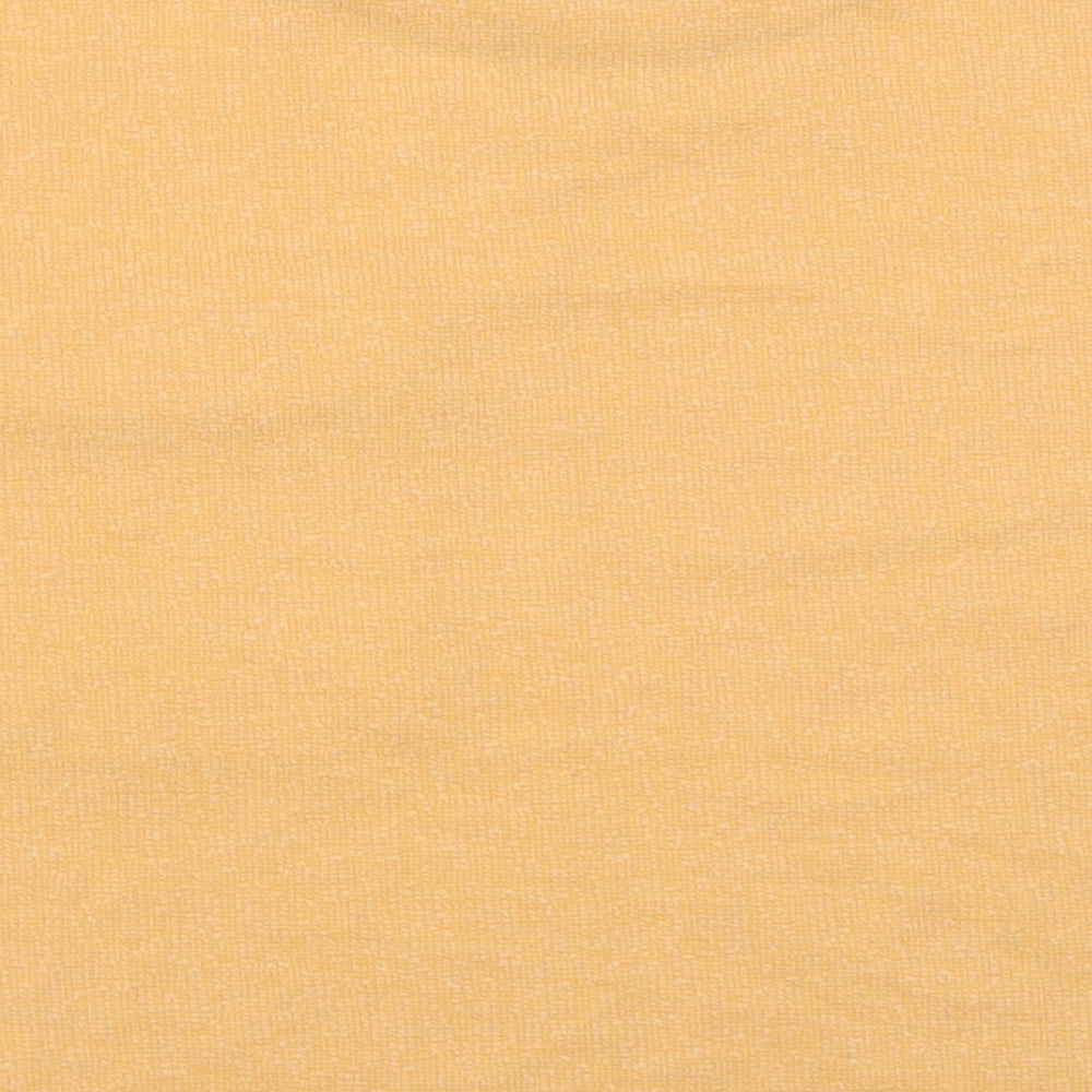 Primark Womens Orange  Polyester Cropped T-Shirt Size M Crew Neck