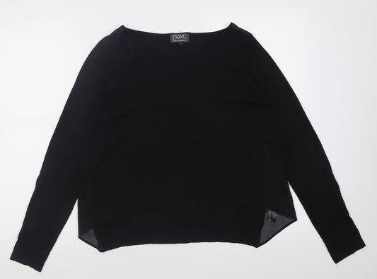 Womens UK Size 10 NEXT Black Pullover Jumper
