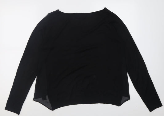 Womens UK Size 10 NEXT Black Pullover Jumper