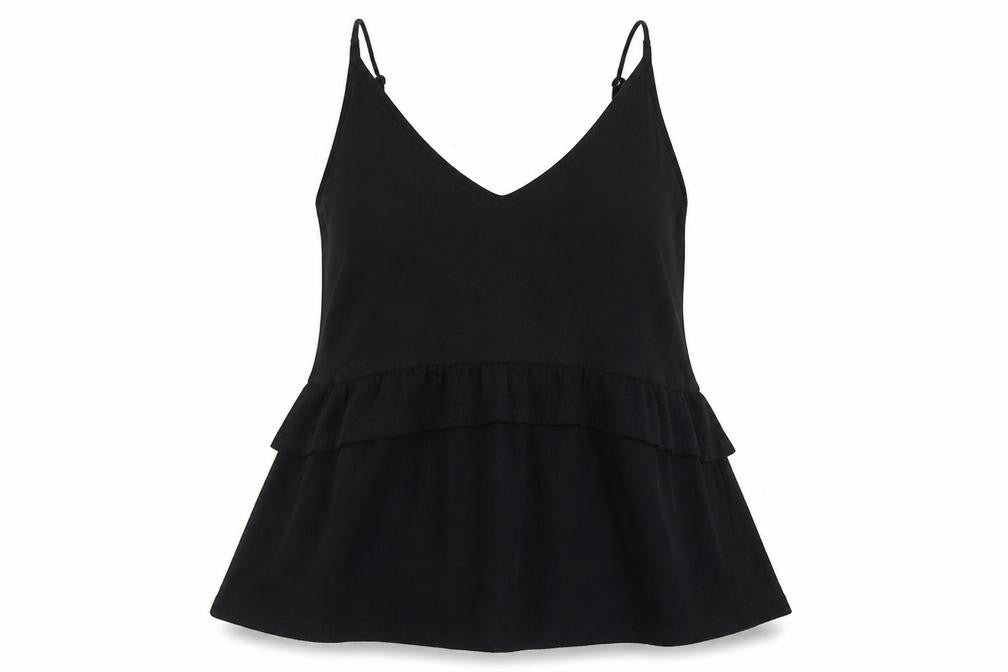 Womens UK Size 14 George Black Basic Tank