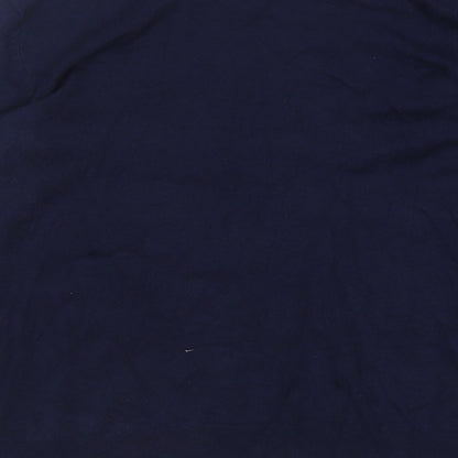 George Womens Blue Crew Neck  Viscose Pullover Jumper Size 10