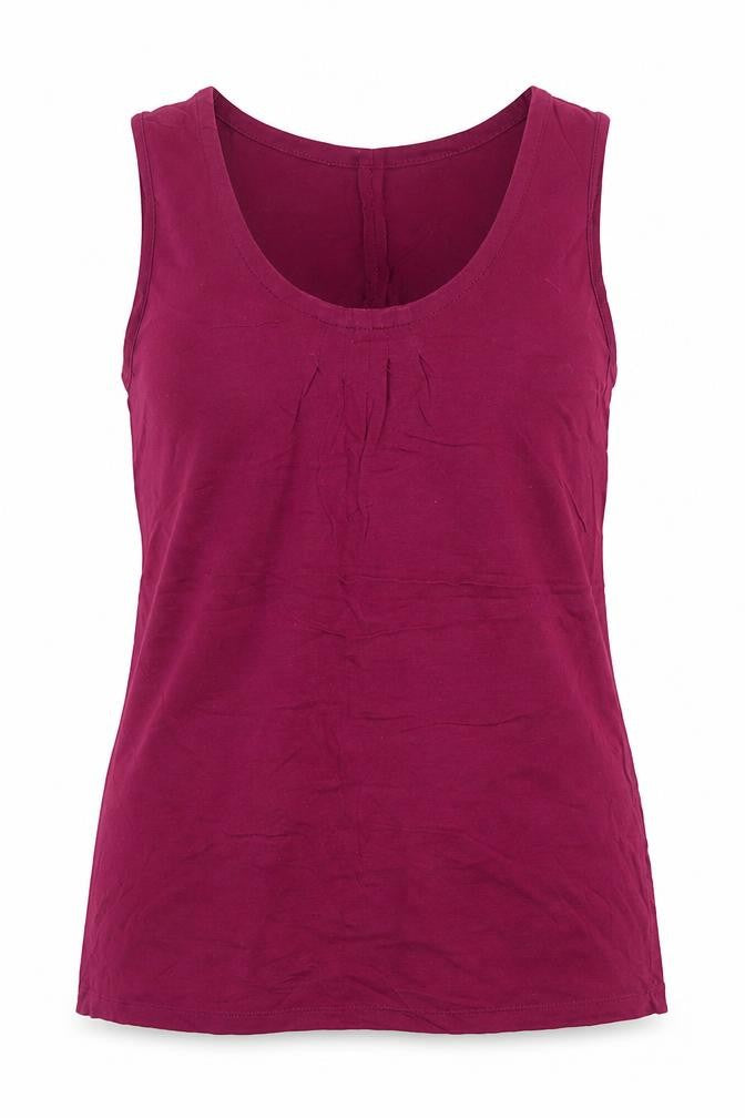 Womens UK Size 10 Savoir Purple Basic Tank