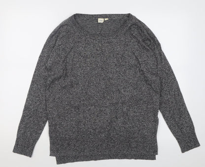 Gap Mens Grey Crew Neck  Nylon Pullover Jumper Size S