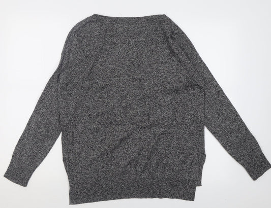 Gap Mens Grey Crew Neck  Nylon Pullover Jumper Size S