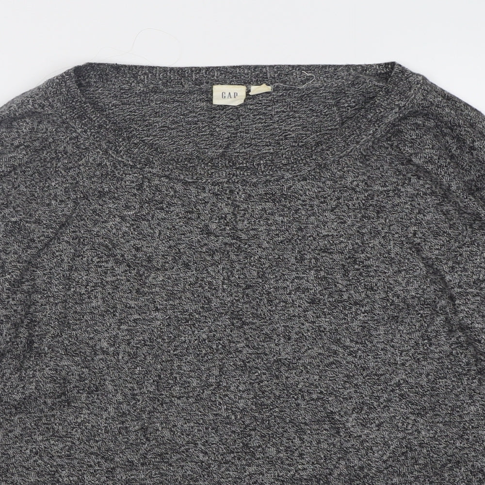 Gap Mens Grey Crew Neck  Nylon Pullover Jumper Size S