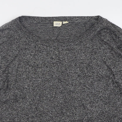 Gap Mens Grey Crew Neck  Nylon Pullover Jumper Size S