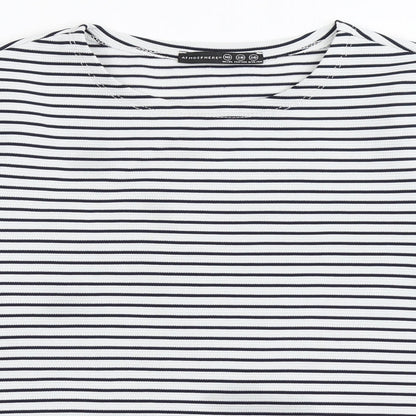 Womens UK Size 10 Atmosphere Blue Basic T-Shirt