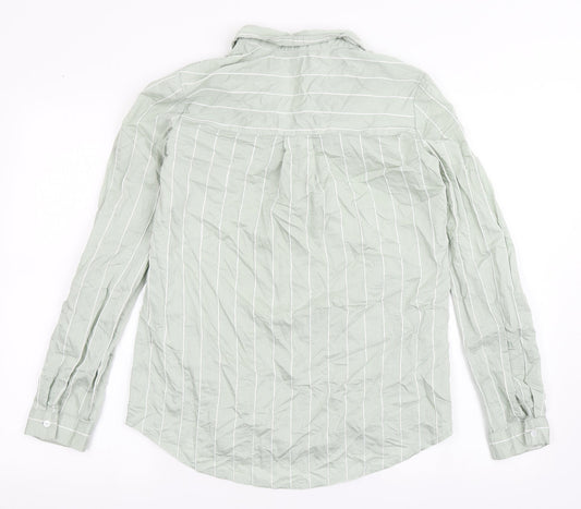Womens UK Size 6 New Look Green Basic Blouse