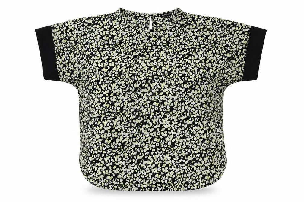 Womens UK Size M Dunnes Stores Black Jersey Blouse