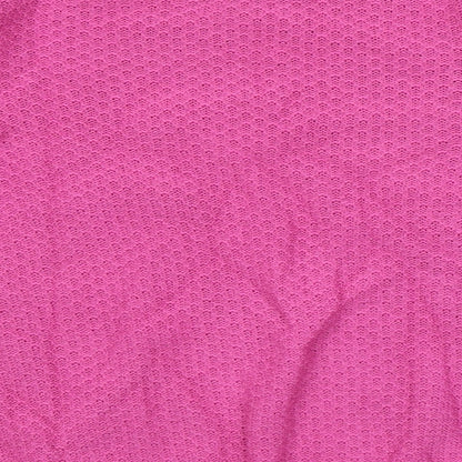 ISLE Essentials  Womens Pink V-Neck  Cotton Pullover Jumper Size M