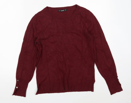 Womens UK Size S Dunnes Stores Purple Pullover Jumper