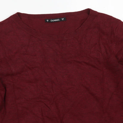 Womens UK Size S Dunnes Stores Purple Pullover Jumper