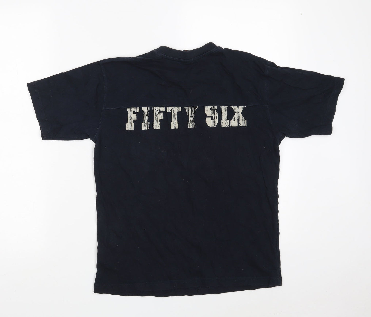 NEXT Boys Black  100% Cotton Basic T-Shirt Size 10 Years Round Neck  - 56 - Fifty Six