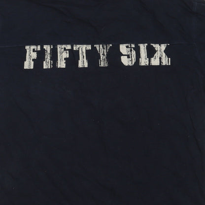 NEXT Boys Black  100% Cotton Basic T-Shirt Size 10 Years Round Neck  - 56 - Fifty Six