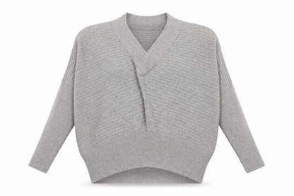 Womens UK Size M River Island Grey Pullover Jumper