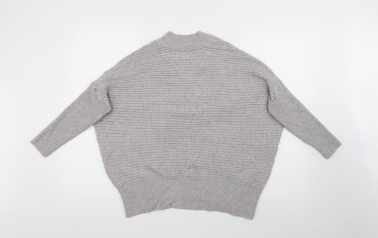 Womens UK Size M River Island Grey Pullover Jumper