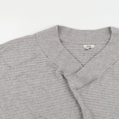Womens UK Size M River Island Grey Pullover Jumper