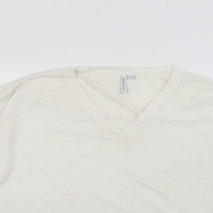 Womens UK Size 16 Capsule White Pullover Jumper