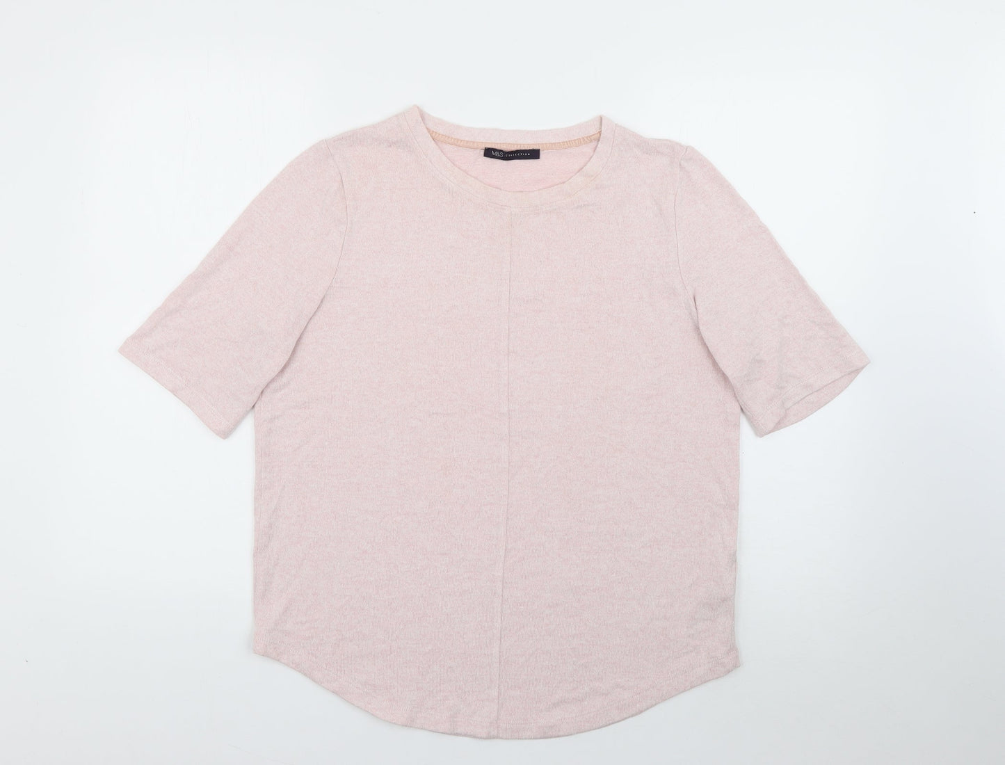 Womens UK Size 12 Marks and Spencer Pink Pullover Jumper