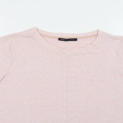 Womens UK Size 12 Marks and Spencer Pink Pullover Jumper
