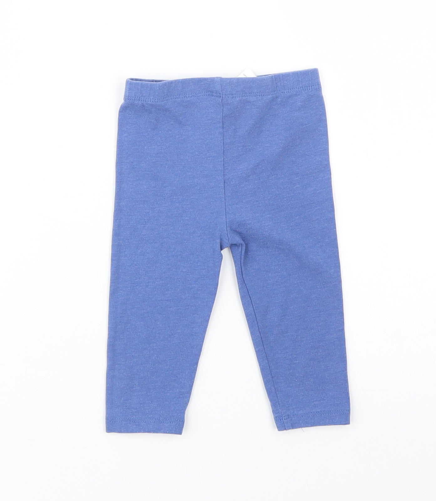 Peacocks Baby Blue  Cotton Jogger Leggings Size 6-9 Months   - Leggings