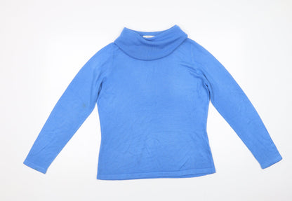 Womens UK Size 14 Marks and Spencer Blue Pullover Jumper