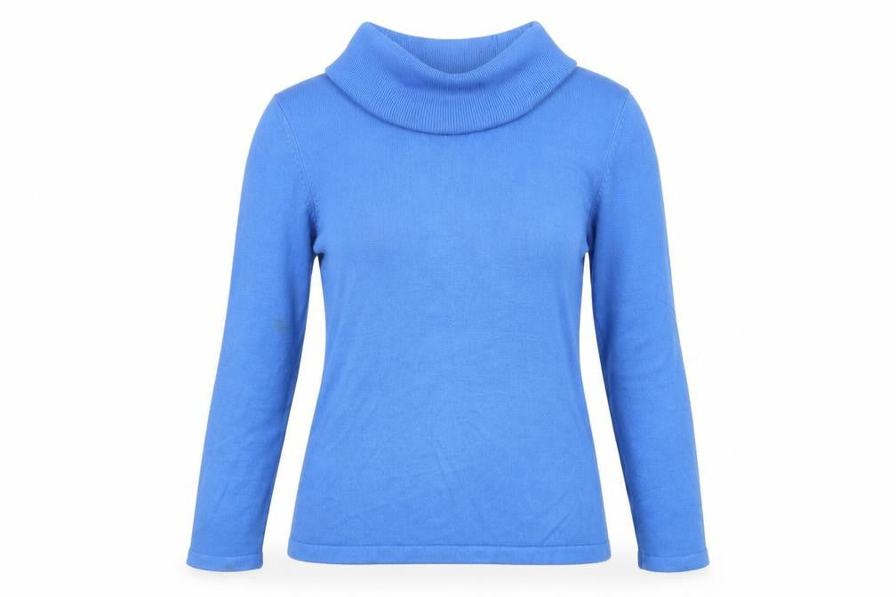 Womens UK Size 14 Marks and Spencer Blue Pullover Jumper