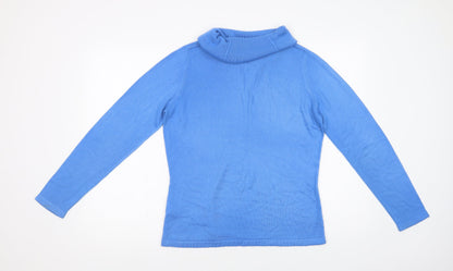 Womens UK Size 14 Marks and Spencer Blue Pullover Jumper