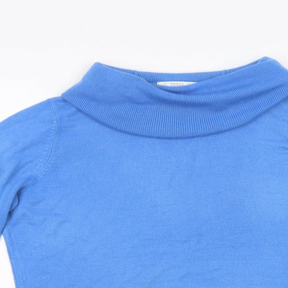 Womens UK Size 14 Marks and Spencer Blue Pullover Jumper