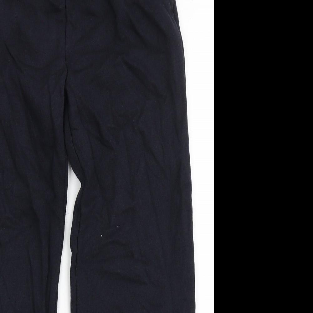 TU Boys Blue  Cotton Jogger Trousers Size 9 Months  Regular Drawstring - School Wear