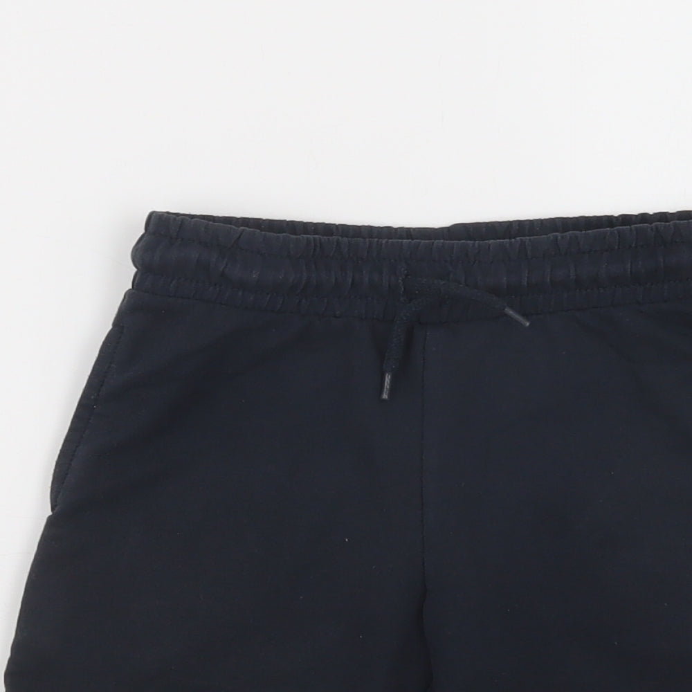 Dunnes Stores Boys Blue  Cotton Sweat Shorts Size 5-6 Years  Regular Drawstring