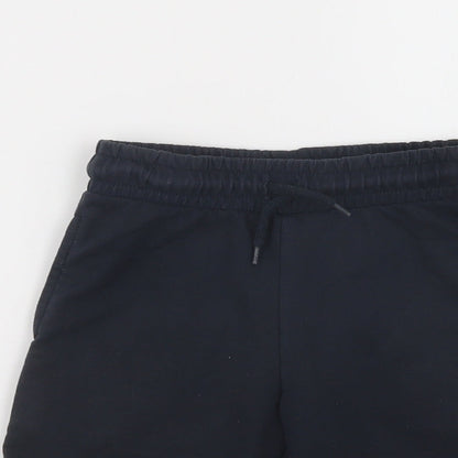Dunnes Stores Boys Blue  Cotton Sweat Shorts Size 5-6 Years  Regular Drawstring