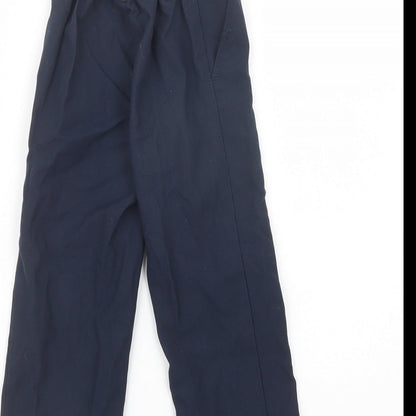 Dunnes Stores Boys Blue  Polyester Dress Pants Trousers Size 3-4 Years  Regular  - School Wear