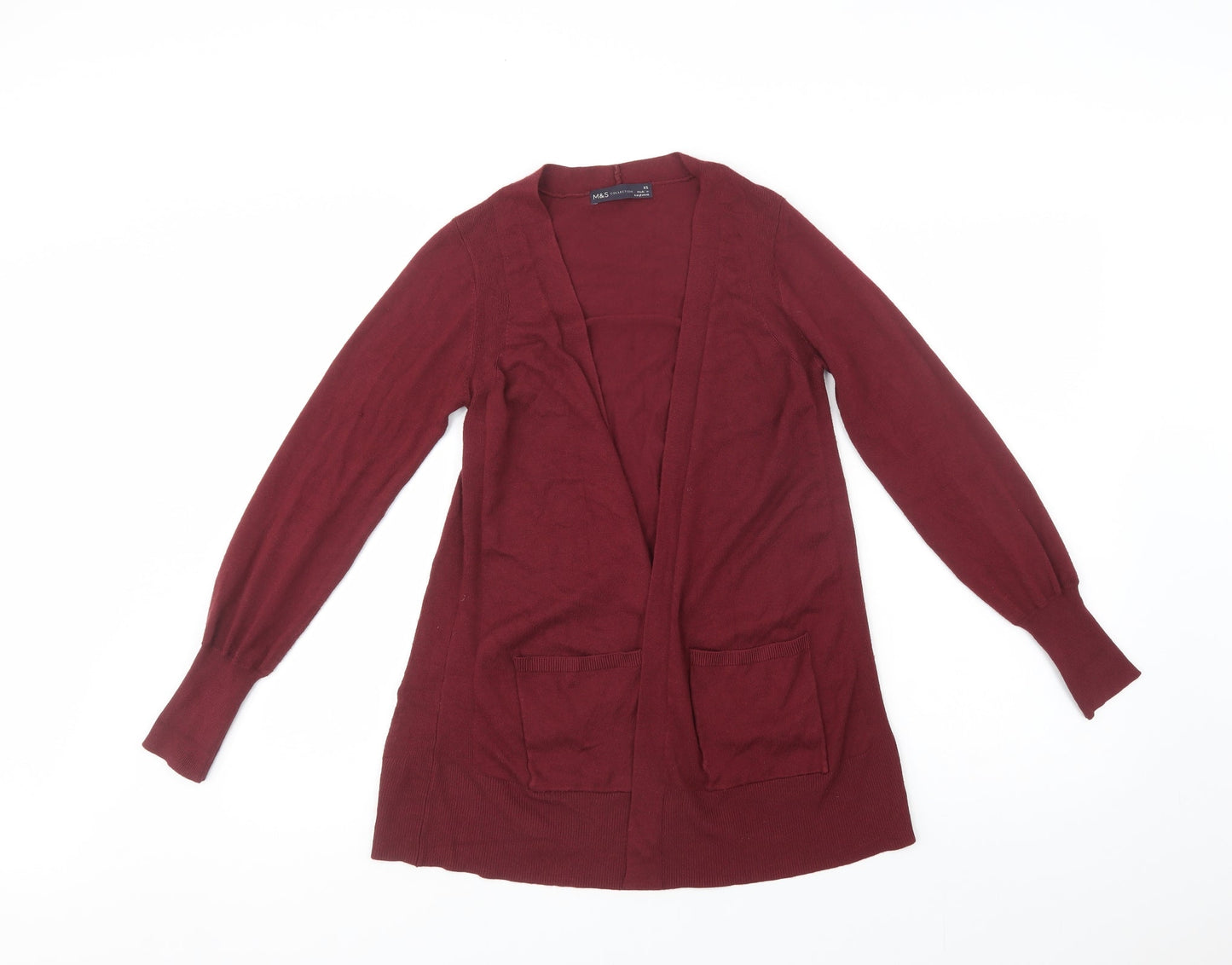 Womens UK Size XS Marks and Spencer Purple Cardigan Jumper
