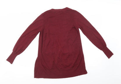 Womens UK Size XS Marks and Spencer Purple Cardigan Jumper