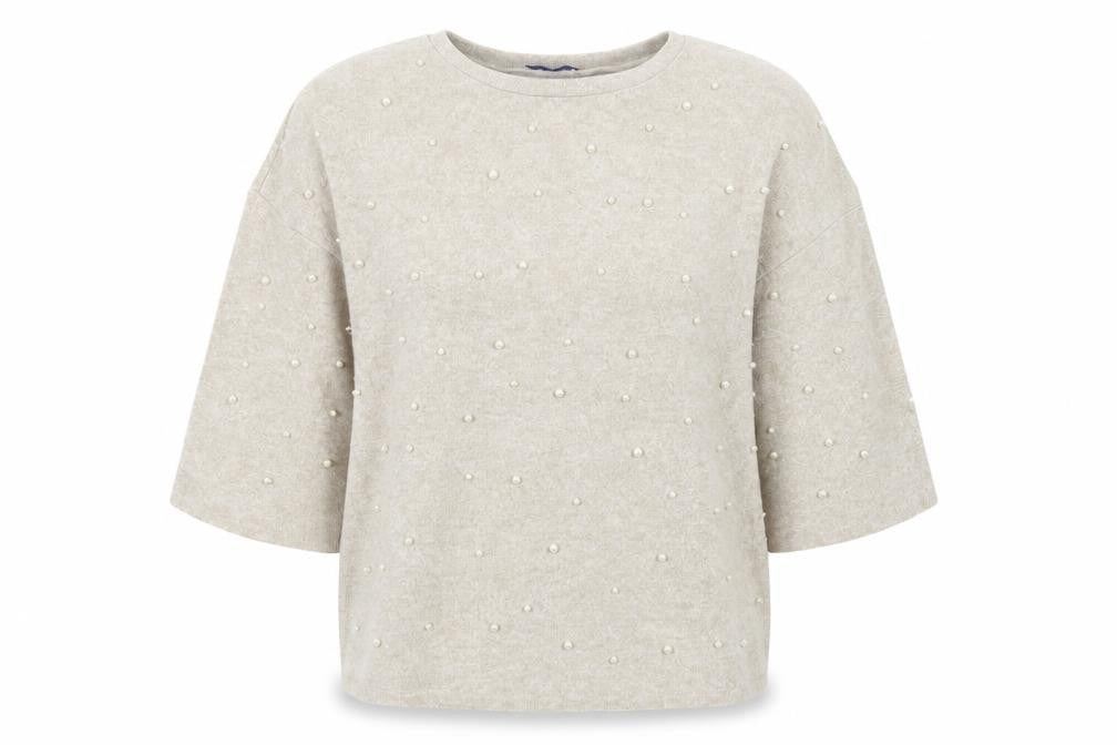 Womens UK Size M Zara Beige Pullover Jumper