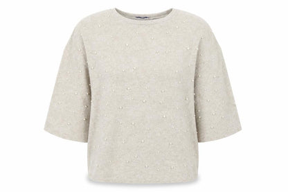 Womens UK Size M Zara Beige Pullover Jumper