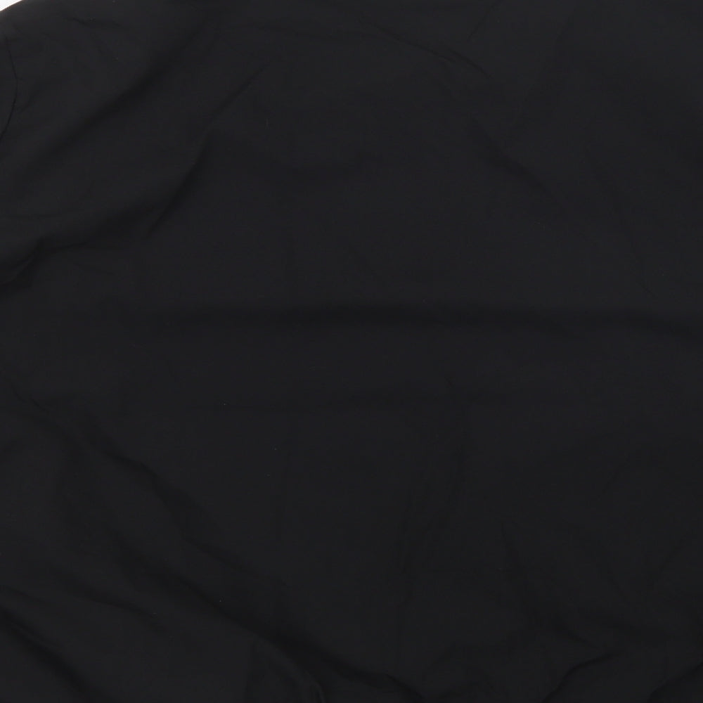 Emery Rose Womens Black   Windbreaker Jacket Size 2XL  Zip - Fluffy Lining