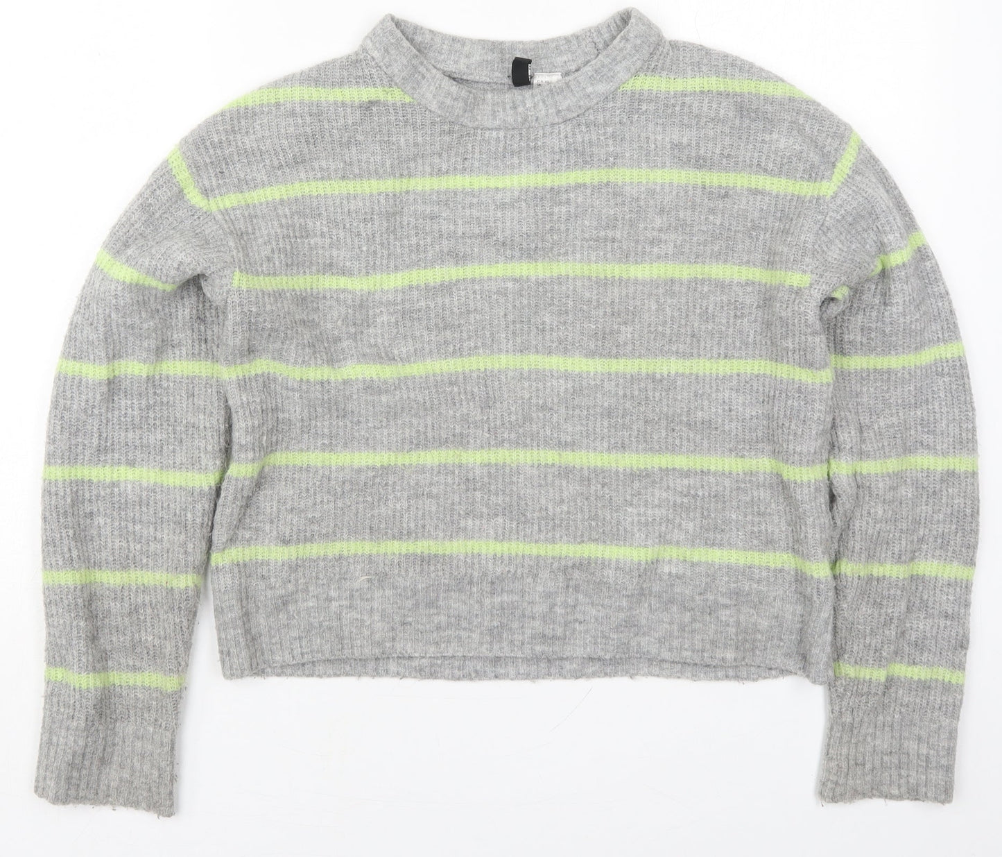 Womens UK Size XS H&M Grey Pullover Jumper