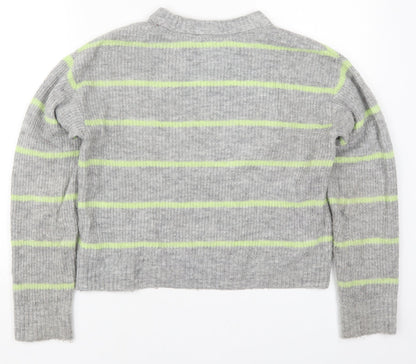 Womens UK Size XS H&M Grey Pullover Jumper