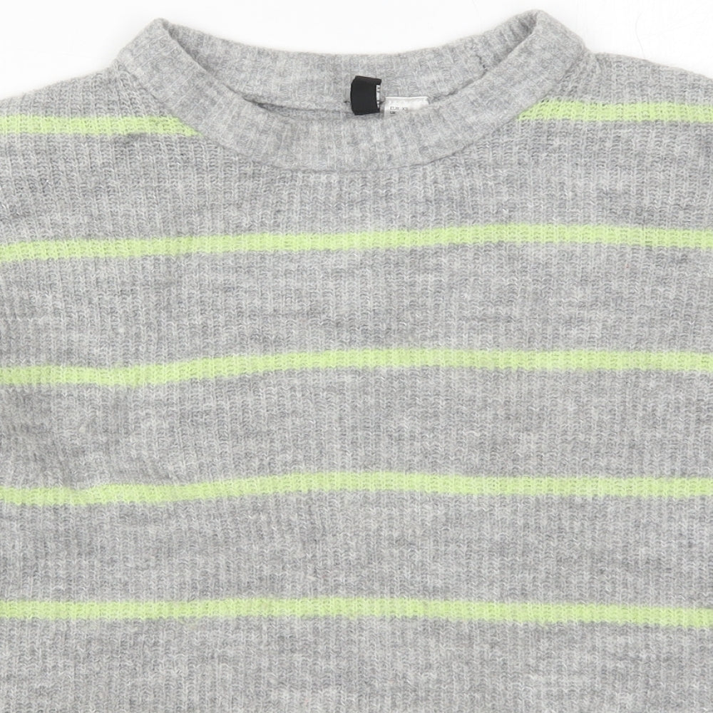 Womens UK Size XS H&M Grey Pullover Jumper