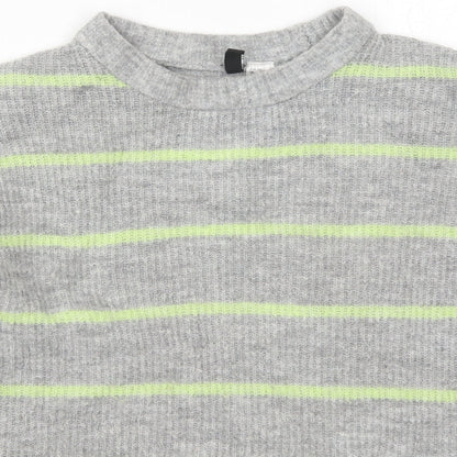 Womens UK Size XS H&M Grey Pullover Jumper