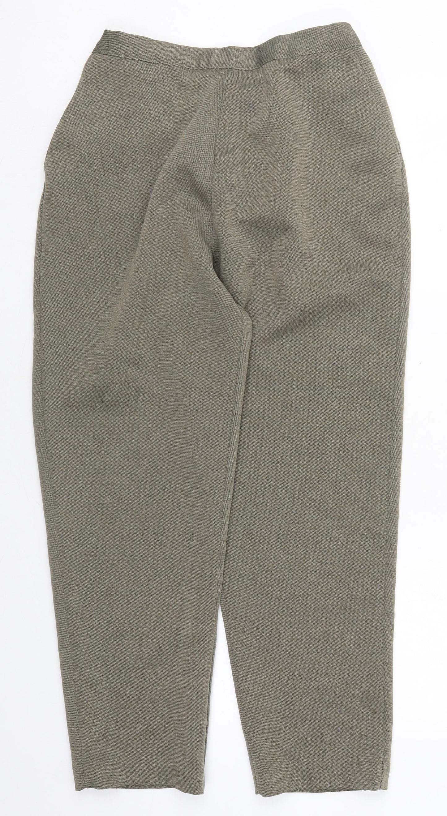 Womens UK Size 18 Saira of Manchester Regular Fit  Green Trousers