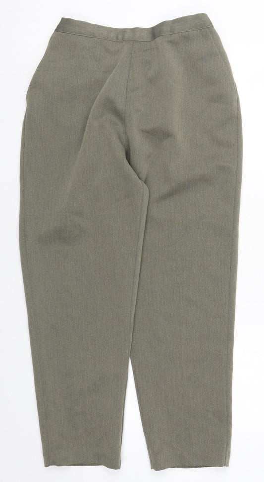 Womens UK Size 18 Saira of Manchester Regular Fit  Green Trousers